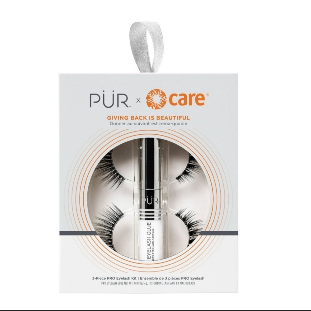 NWT Pur Beauty PUR X Care 3-Piece PRO Eyelash Kit Faux Silk 30 day use